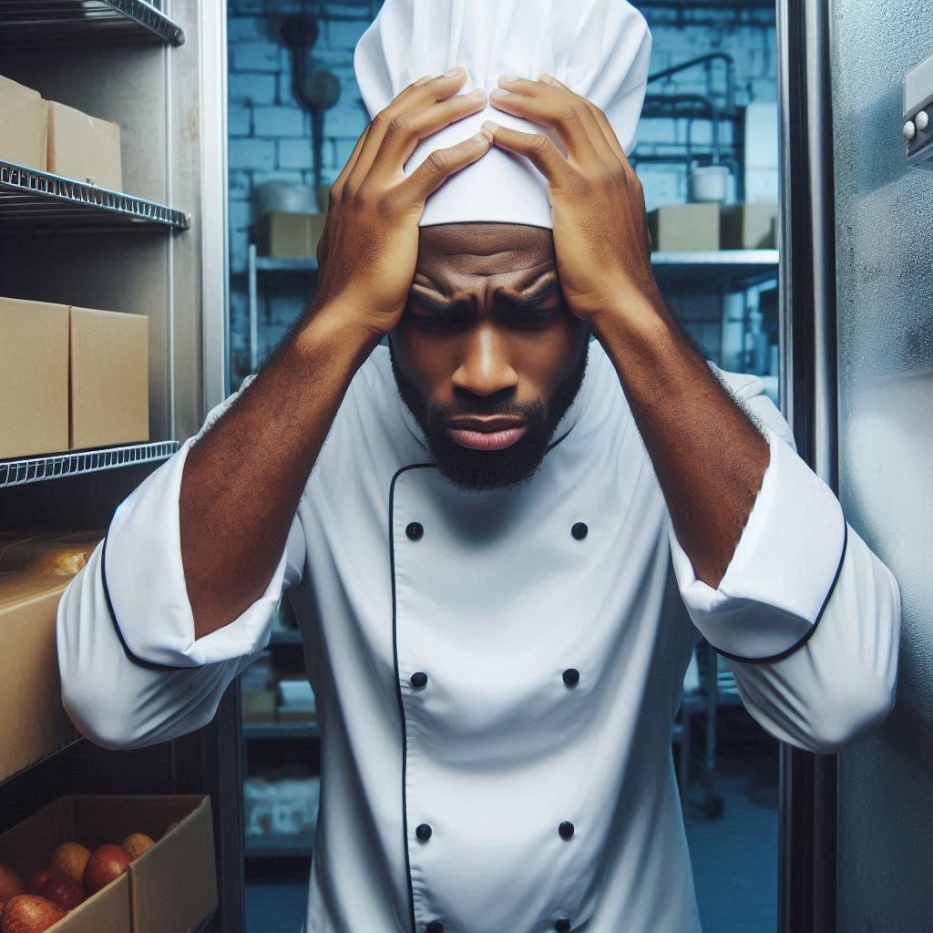 Chef preocupado por falla en freezer de restaurant